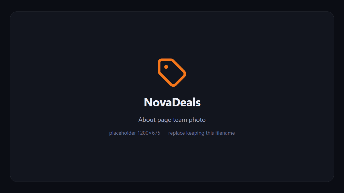 The NovaDeals team