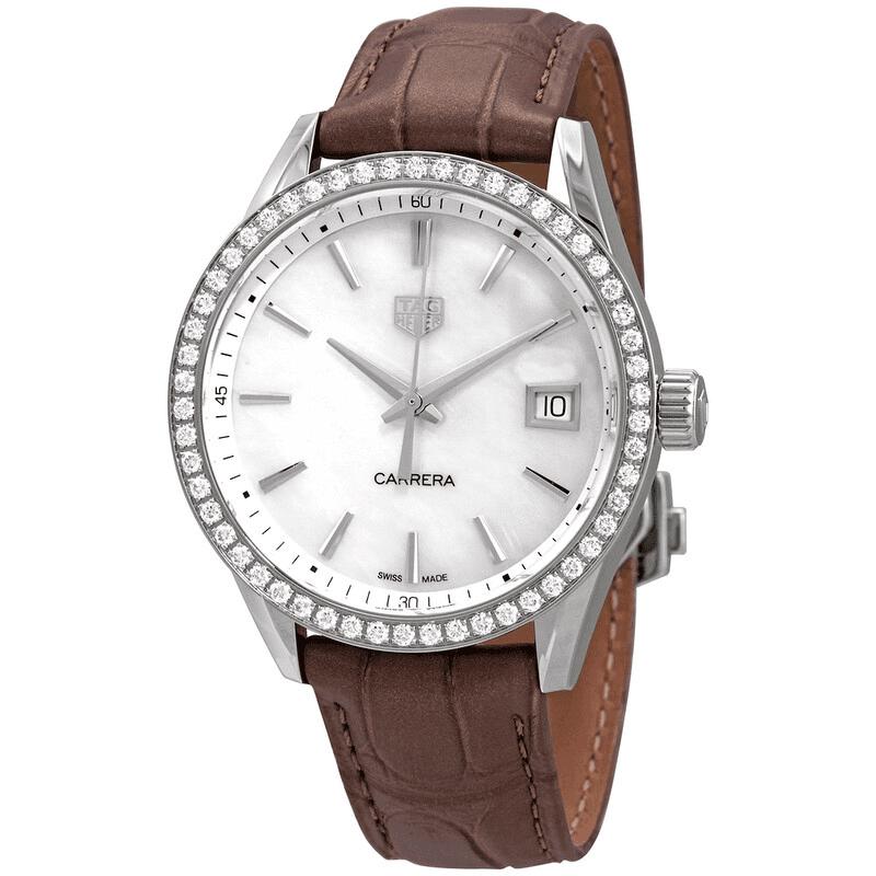 Tag Heuer Carrera Quartz Diamond Ladies Watch (WBK1316.FC8258)