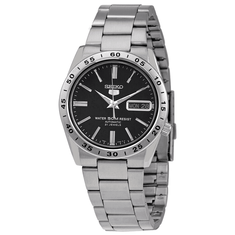 SEIKO 5 Automatic Black Dial Men's Watch (SNKE01K1)